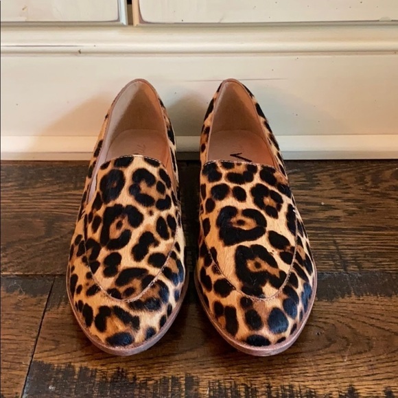 Madewell Frances Loafer in Leopard Calf Hair J8280 - Picture 1 of 3